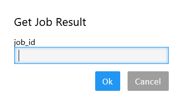 get job result