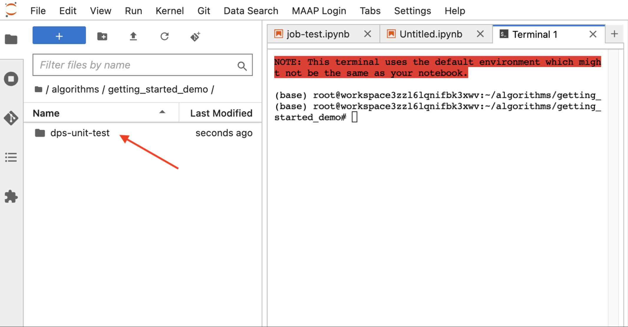 Algorithm folder was created