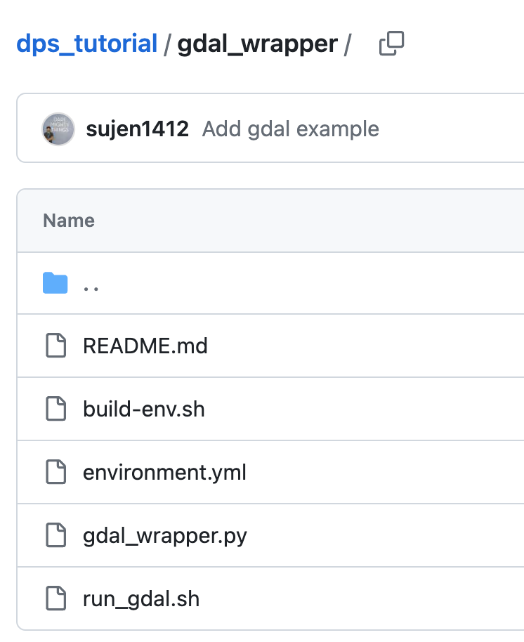 DPS Tutorial Git repository overview