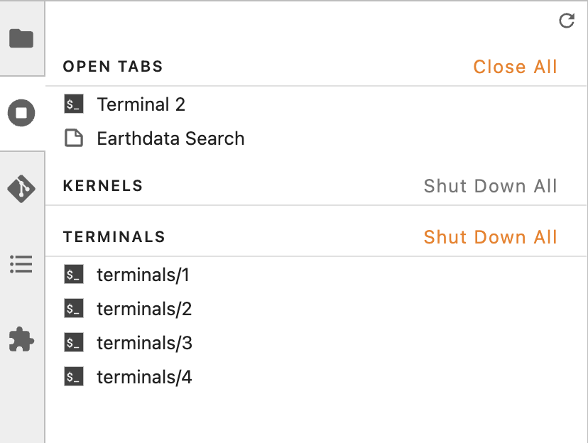 share workspace running kernels