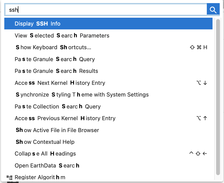 ssh workspace step 2