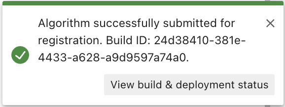 Register Algorithm submitted