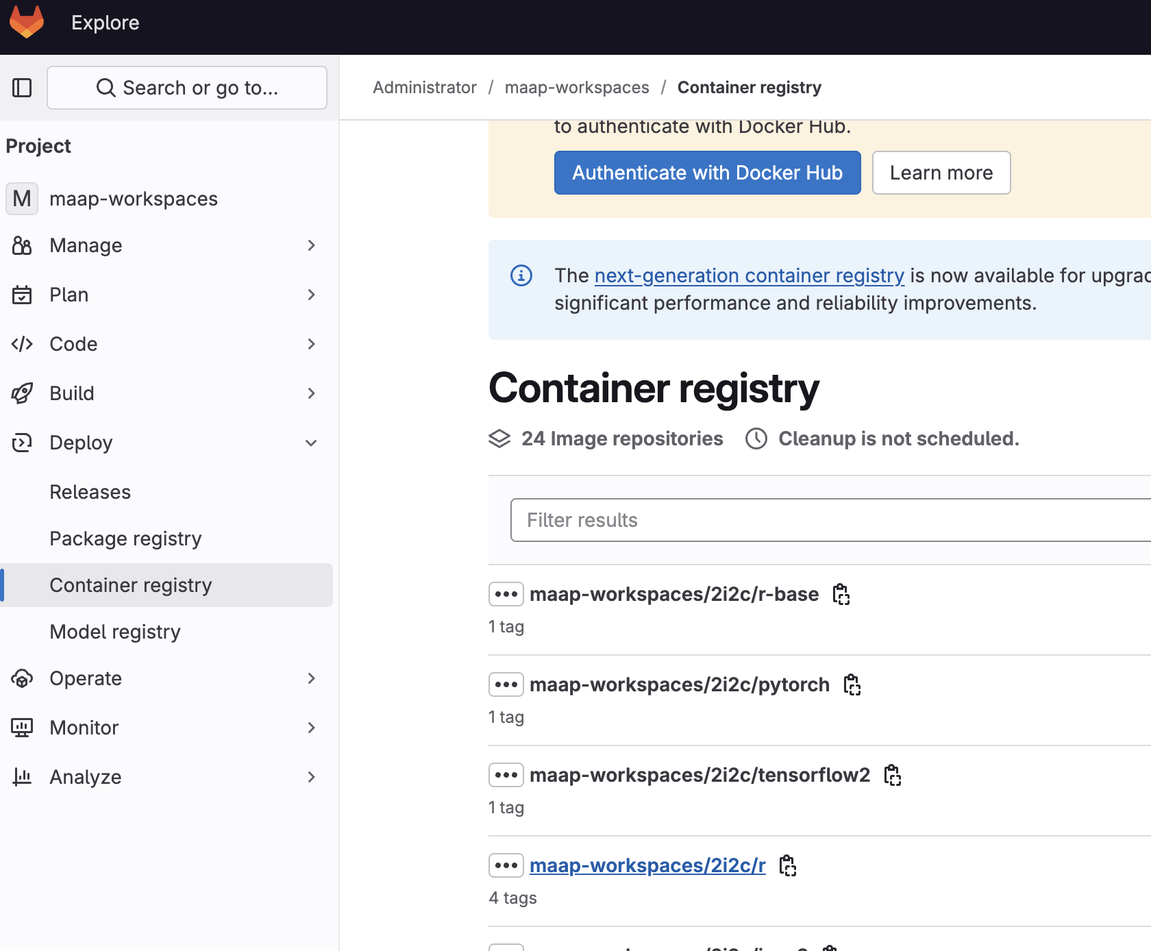 Container r