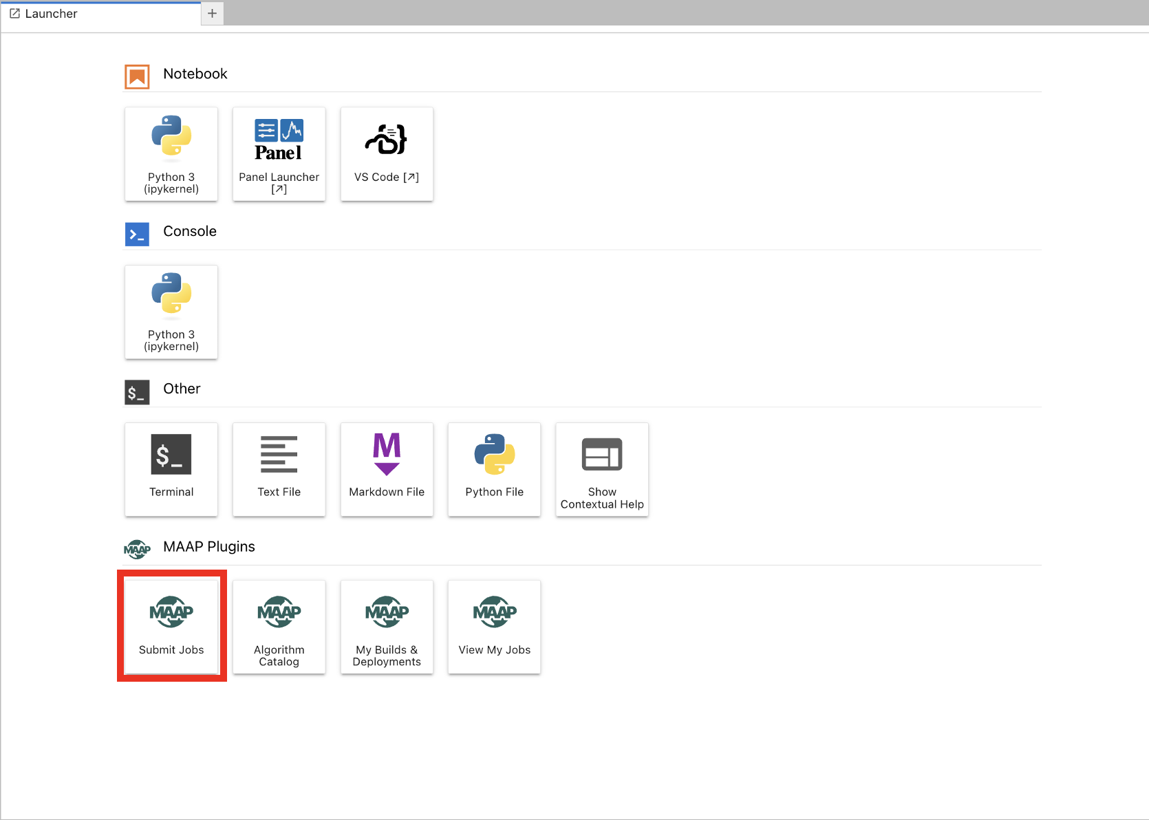 Jobs UI in Launcher